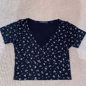 Brandy Melville Floral Crop Top💙